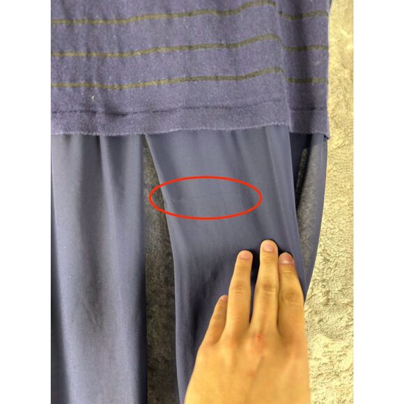 August Silk Size XL Semi Sheer Casual Open Front Cardigan Sweater Blue - Picture 2 of 7